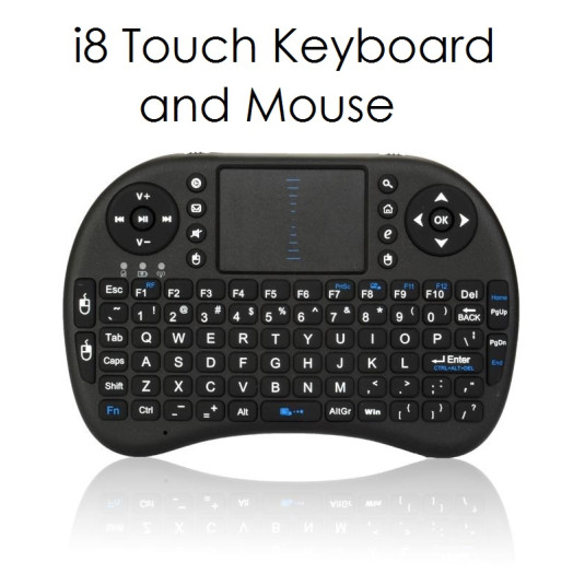 i8 Wireless Keyboard / Mouse Remote with Backlight